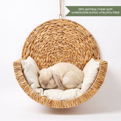 Handwoven bunny basket