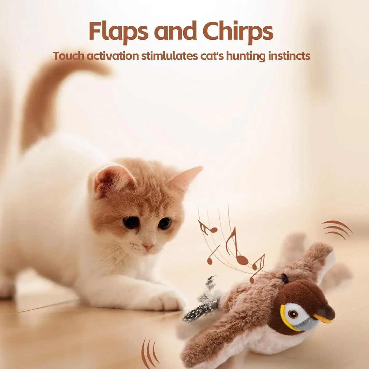 Flutterbudy™ Interactive cat toy